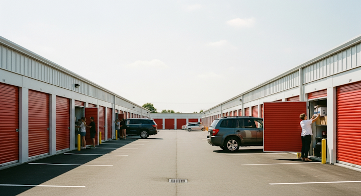 Drive-up storage units in Powdersville