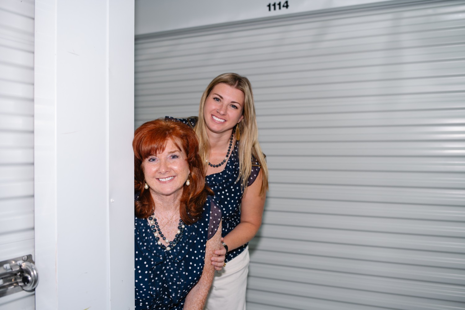 Climate-controlled storage unit interior at Powdersville Self Storage