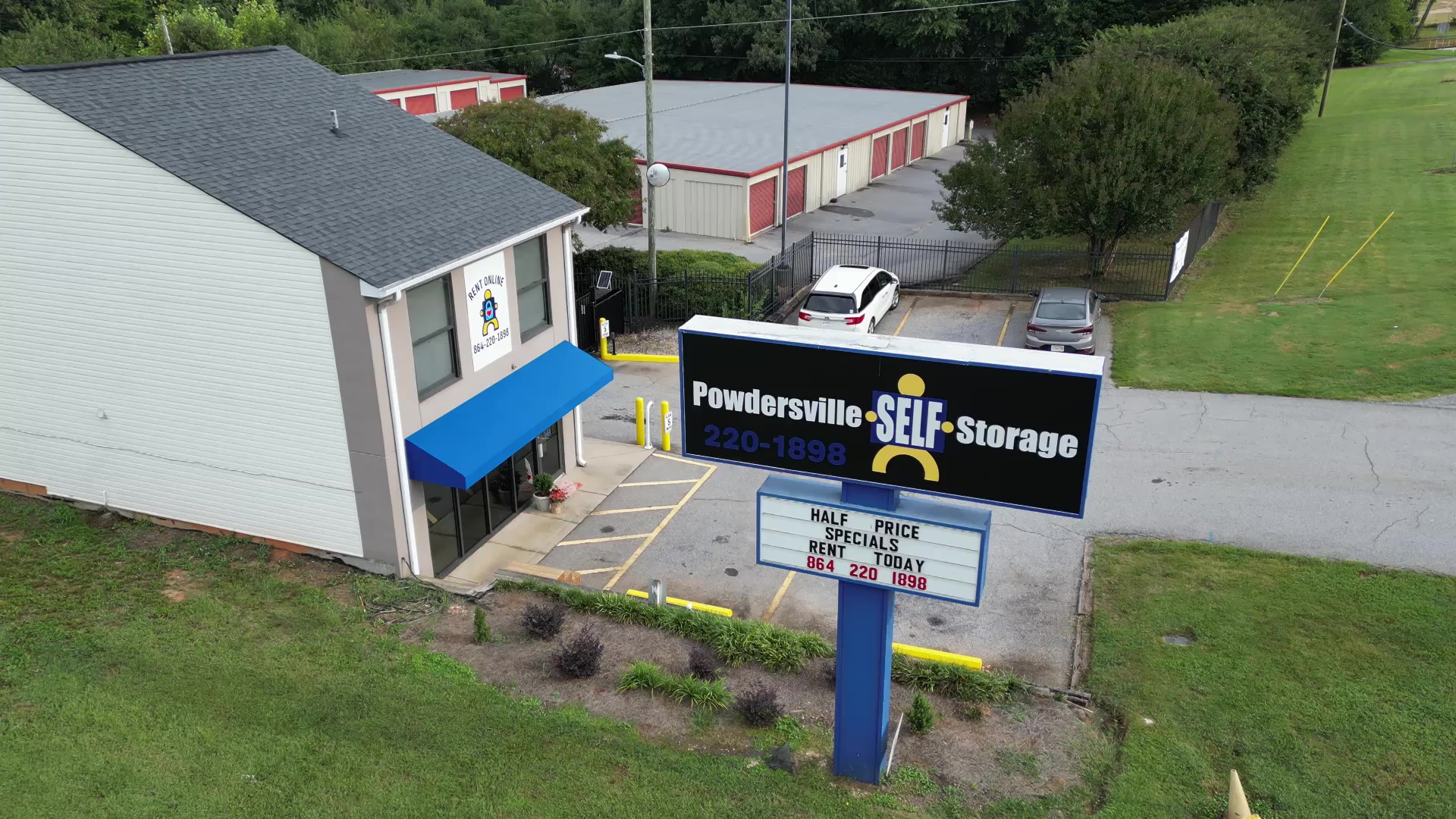 Powdersville Self Storage facility exterior